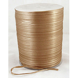 Honeyhandy Double Face Satin Ribbon, Polyester Ribbon, Peru, 1/8 inch(3mm) wide, about 880yards/roll(804.672m/roll)