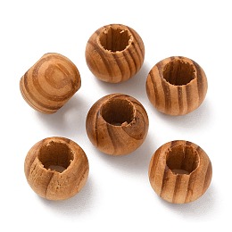 Pine Wood Beads, Dyed, Large Hole Bead, Rondelle, Peru, 20x15.5mm, Hole: 10.3mm