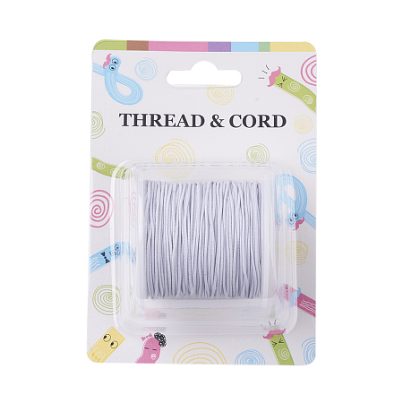 Elastic Cord, White, 1mm, about 21m/roll