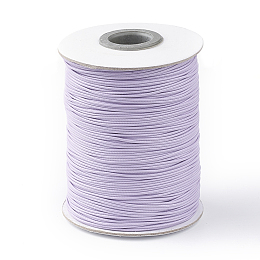 Honeyhandy Korean Waxed Polyester Cord, Lilac, 1mm, about 85yards/roll