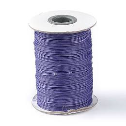 Honeyhandy Korean Waxed Polyester Cord, Mauve, 1mm, about 85yards/roll