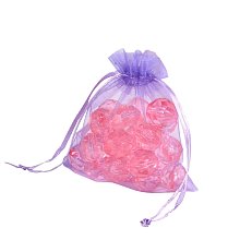 NBEADS 200PCS Organza Bags, Lilac, 12x10cm