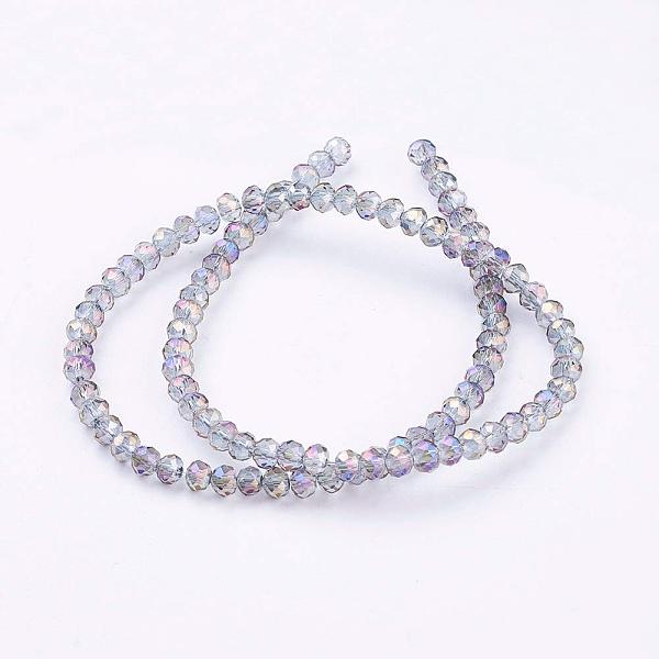 Faceted Chinese Crystal Spacer Bead - 3x2mm