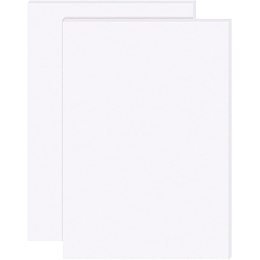 BENECREAT Silicone Single Side Board, with Adhesive Back, Rectangle, White, 30x21x0.15cm