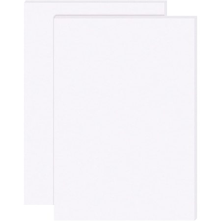 BENECREAT Silicone Single Side Board, with Adhesive Back, Rectangle, White, 30x21x0.15cm