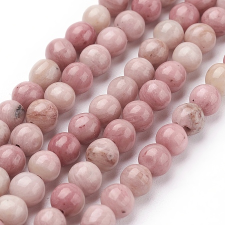 ARRICRAFT Nature Rhodonite Beads Strands, Grade A, Round, 8mm, hole: 1mm, 16 inches, about 47pcs/strand