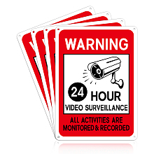 Globleland UV Protected & Waterproof Aluminum Warning Signs, Colorful, 250x180x0.8mm, Hole: 4mm