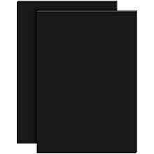 BENECREAT Silicone Single Side Board, with Adhesive Back, Rectangle, Black, 30x21x0.2cm