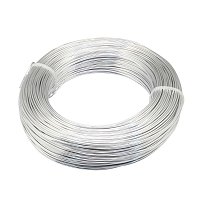 NBEADS 500g Aluminum Wire, Silver, 2.0mm; about 55m/500g