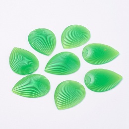 ARRICRAFT Resin Cabochons, Teardrop, Lime Green, 40x30x6mm