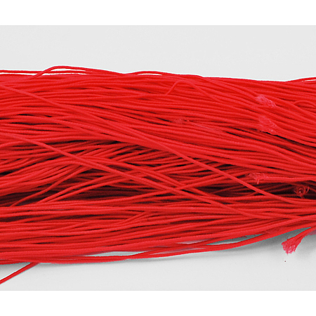 Honeyhandy Elastic Cord, Red, about 1mm thick, about 25.15~27.34 yards(23~25m)/bundle