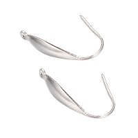 NBEADS 100pcs 316 Stainless Steel Earring Hooks Hypo-Allergenic for Jewelry Making Earring Findings