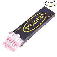 BENECREAT 12PCS White Water Soluble Pencil Tracing Tools for Tailor's Sewing Marking And Students Drawing