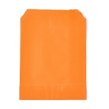 Honeyhandy Eco-Friendly Kraft Paper Bags, Gift Bags, Shopping Bags, Rectangle, Orange, 18x13x0.02cm