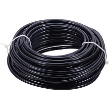 BENECREAT 32 Feet 4 Gauge Aluminum Wire Black Bendable Metal Sculpting Wire for Floral Model Skeleton Art Making and Beading Jewelry Work