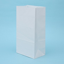 Honeyhandy Kraft Paper Bags, No Handles, Gift Bags, Shopping Bags, White, 13x8x24cm