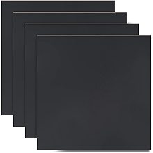 OLYCRAFT 4pcs 8 x 8 Inches Expanded PVC Sheet 5mm Thick Black Square PVC Foam Board Waterproof for Crafts Modelling Displays Digital Screen Printing