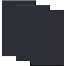 OLYCRAFT 3pcs 6 x 10 Inches Black PVC Foam Board 5mm Thick Expanded PVC Sheet Durable Waterproof for Displays Signage and Craft Projects