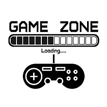 SUPERDANT Game Zone Quotes Wall Stickers Vinyl Wall Decor Stickers DIY Saying Wall Art Decal Sticker Home Decoration for Living Room, Bedroom, Bathroom, Black