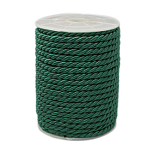 Honeyhandy Twisted Nylon Thread, Dark Cyan, 5mm, about 18~19yards/roll(16.4m~17.3m/roll)