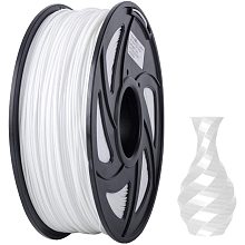 OLYCRAFT 1312 Feet ABS 3D Printer Filament 1.75mm ABS Filament Bundle Filament Spool for 3D Printer and 3D Pen - ABS White