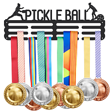 SUPERDANT Female Pickleball Medal Hanger Display Sports Medal Display Rack Wall Mount Ribbon Display Holder Rack Hanger Decor Iron Hooks for 60+ Awards Sports Wall Hanging Athlete Gifts