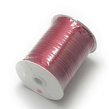 Honeyhandy Double Face Satin Ribbon, Polyester Ribbon, FireBrick, 1/8 inch(3mm), about 880yards/roll(804.672m/roll)