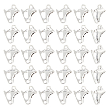 Unicraftale 30Pcs Tibetan Style Alloy Pendants, Cadmium Free & Lead Free, Ice Skates Charms, Antique Silver, 18x16x5mm, Hole: 2mm