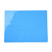 Honeyhandy Silicone Mats, Rectangle, Deep Sky Blue, 400x300x0.5mm