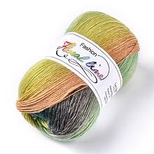 ARRICRAFT Wool Knitting Yarn, Segment Dyed, Crochet Yarn, Colorful, 1mm, about 400m/roll