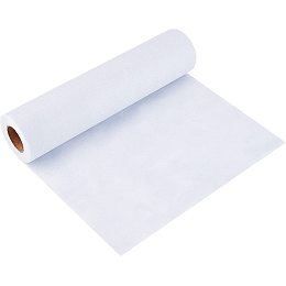 BENECREAT Machine Embroidery Stabilizer Backing 10 Yards x 12" Tear Away PA Polyamide Film White Smoke for DIY Clothing Hand Sewing Accessories, Embroidery