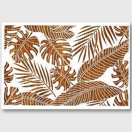 NBEADS Tropical Leaves Stencil, Resuable PET Plant Painting Templates DIY Art Craft Painting Wall Stencils 23.6×15.8"(60×40cm) for Painting on Wood Canvas Paper Furniture Wall