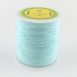 Honeyhandy Nylon Thread, Pale Turquoise, 1mm, about 153.1 yards(140m)/roll