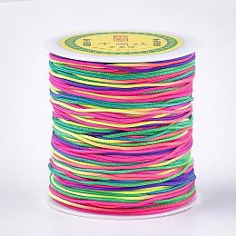 Honeyhandy Nylon Thread, Colorful, 1.5mm, about 120.29 yards(110m)/roll