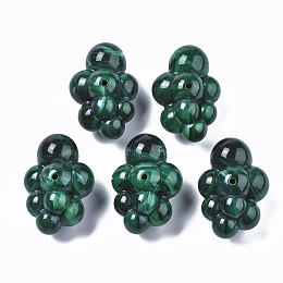 ARRICRAFT Acrylic Beads, Imitation Gemstone Style, Dark Slate Gray, 33x23x17mm, Hole: 2mm, about 80pcs/500g