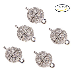 10pcs Round Strong Magnetic Clasps for Bracelet Necklace Jewelry Making  findings