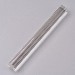 Honeyhandy Acrylic Rods Solid, Home Building Decoration Accessories, Plastic PMMA Stick, Column, Clear, 198x20.5mm