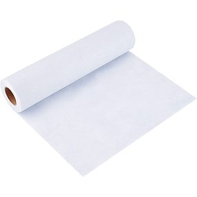 BENECREAT Machine Embroidery Stabilizer Backing 10 Yards x 12" Tear Away PA Polyamide Film White Smoke for DIY Clothing Hand Sewing Accessories, Embroidery