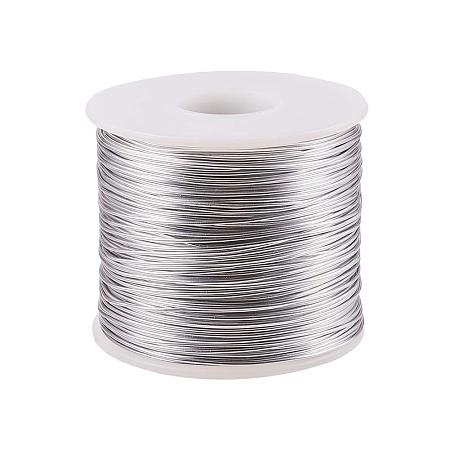PandaHall Elite 18 Gauge Anodized Aluminum Wire Bendable Metal Craft Wire Flexible Artistic Floral Jewelry Beading Wire for DIY Earring Bracelet Jewelry Craft Making, Length 150 M/492 Feet, Gainesboro