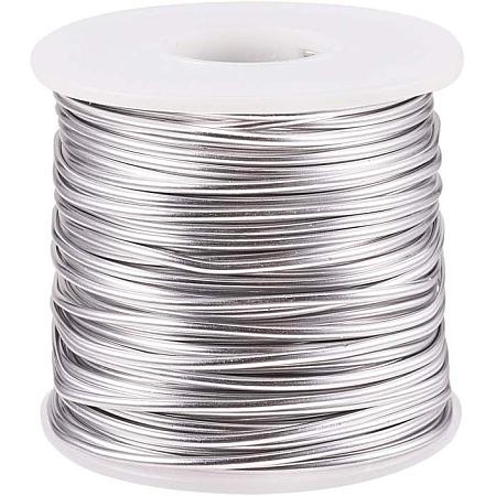 PandaHall Elite 12 Gauge Anodized Aluminum Wire Bendable Metal Craft Wire Flexible Artistic Floral Jewelry Beading Wire for DIY Earring Bracelet Jewelry Craft Making, Length 30 M/98 Feet, Gainesboro
