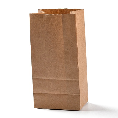 Honeyhandy Rectangle Kraft Paper Bags, None Handles, Gift Bags, BurlyWood, 9.1x5.8x17.9cm