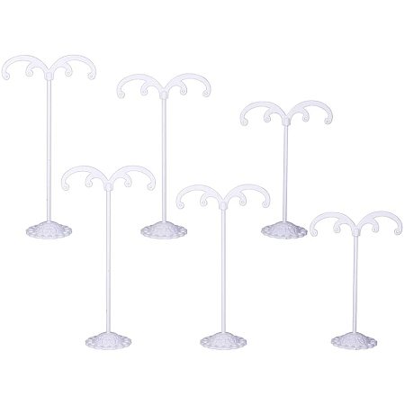 NBEADS 3 Pcs T Bar Iron Earring Display Stands, 4.13