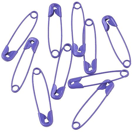 Arricraft 100PCS Premium Safety Pins, Colored Safety Pins Bulk Sewing Pins for DIY Craft Making and Clothing, Knitting Stitch Marker-Mauve