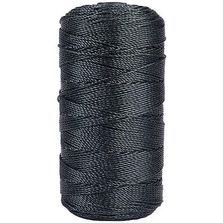 Arricraft 360 Yards 1.4mm Nylon Thread Braided Nylon Twine Cord Rope Nylon  Crafting Cord Trim Thread String for Decoy Lines Fishing Nets Crafting Home  Improvement, Dark Slate Gray 