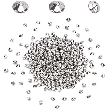 SUPERFINDINGS About 1100Pcs Stainless Steel Polished Beads 6/25x4/25Inch Flying Saucer Tumbling Media Pins Burnishing Media Shot for Rust Removal,Rough Polishing,Precsion Polishing,Jewelry Polishing