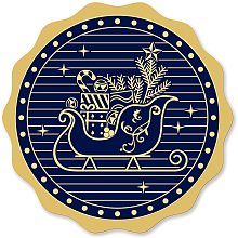 CRASPIRE Gold Foil Certificate Seals 2" Round Self Adhesive Embossed Stickers 100pcs for Invitations, Certification, Graduation, Notary Corporate Seals, Monogram Emboss