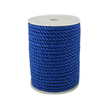 Honeyhandy Twisted Nylon Thread, Dark Blue, 5mm, about 18~19yards/roll(16.4m~17.3m/roll)