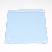 Honeyhandy Square PVC Zip Lock Bags, Resealable Packaging Bags, Self Seal Bag, Azure, 12x12cm, Unilateral Thickness: 4.5 Mil(0.115mm)