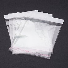 Honeyhandy Pearl Film Cellophane Bags, OPP Material, with Self-Adhesive Sealing, Clear, 15x10x0.023cm