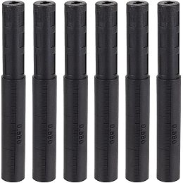 OLYCRAFT 6pcs Golf Shaft Extensions Carbon Fiber Golf Extender Golf Club Shaft Extender Rods-Extend Stick Extender for Driver Fairway Wood Hybrid - Tip Size 0.580"